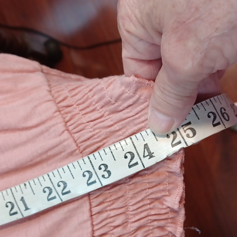 french laundry woman's chochet orange tie front crop top  xl - Picture 5 of 6